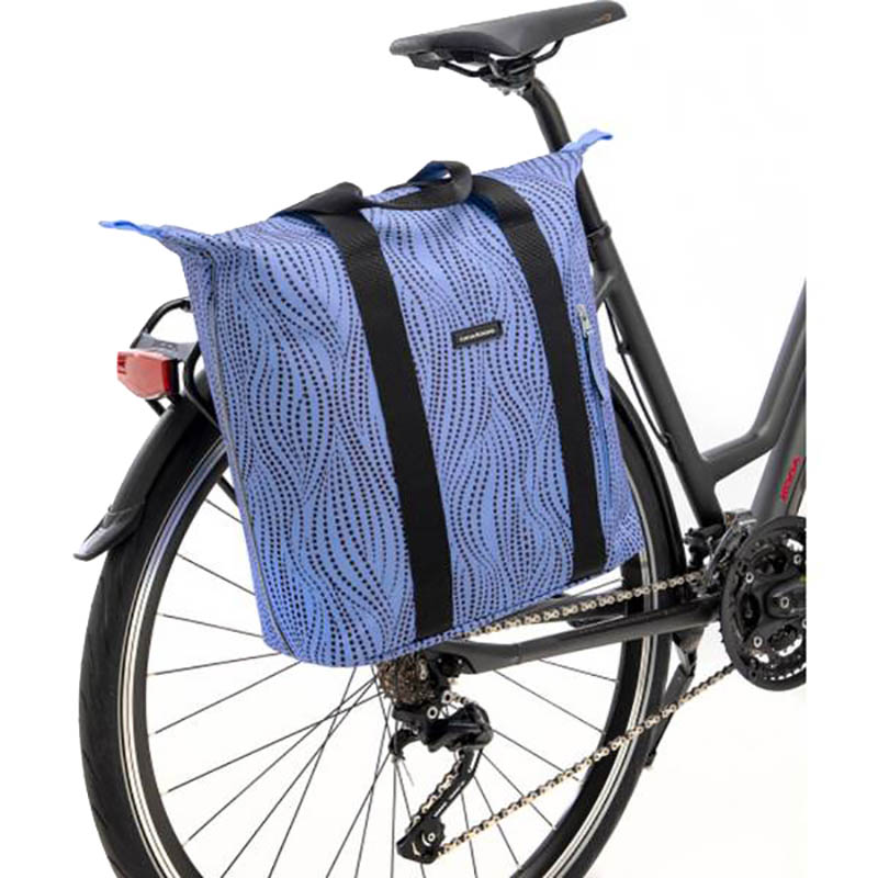 Tilbehør - Cykeltasker - New Looxs Oslo Shopper Kota Sidetaske - Blue Dots