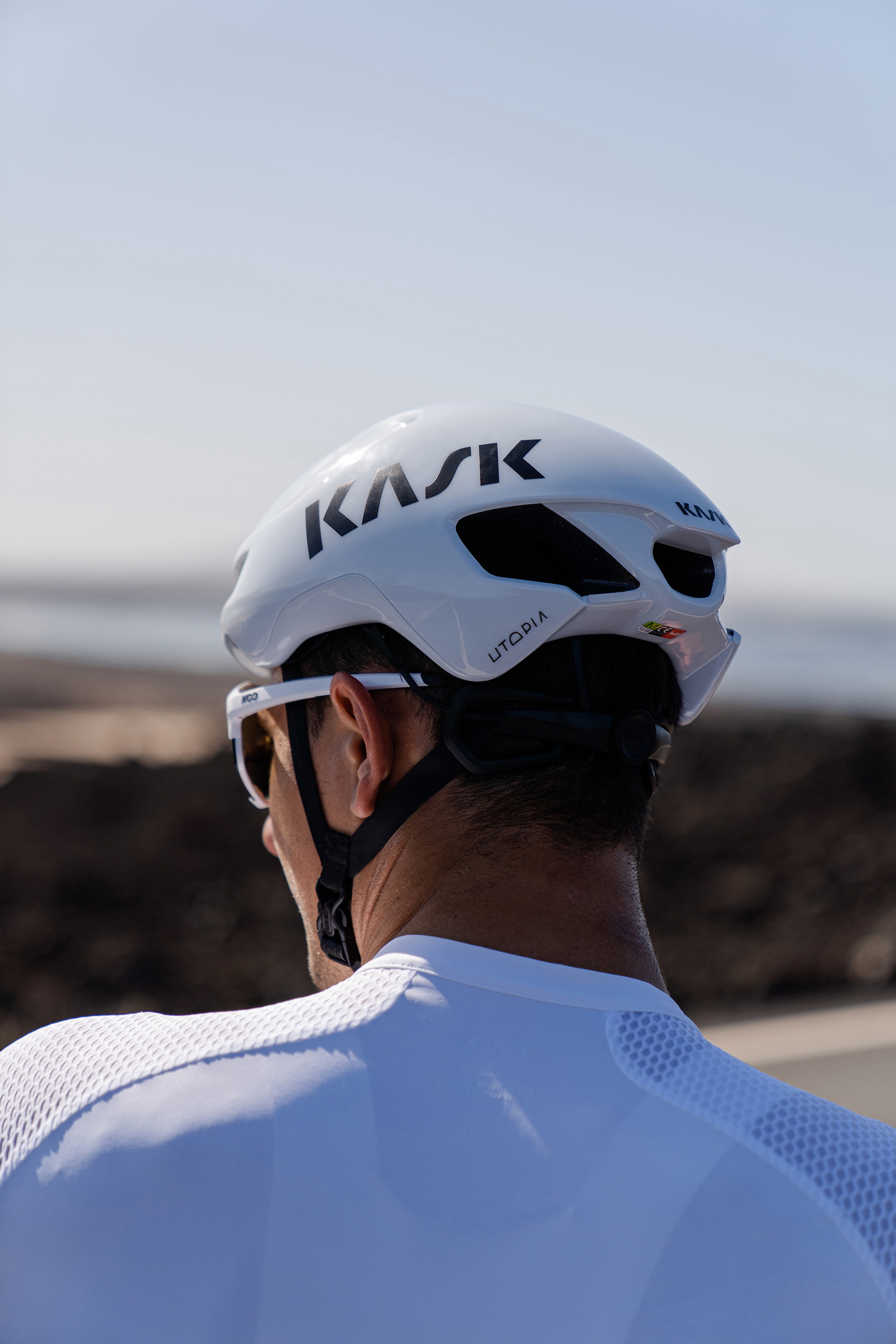 Beklædning - Cykelhjelme - Kask Utopia Y Cykelhjelm - Mat Hvid