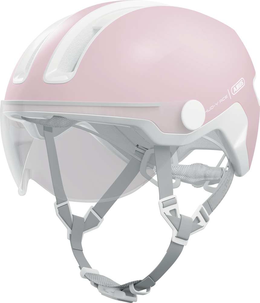 Beklædning - Cykelhjelme - Abus Hud-Y ACE m. LED lys - Pure Rose