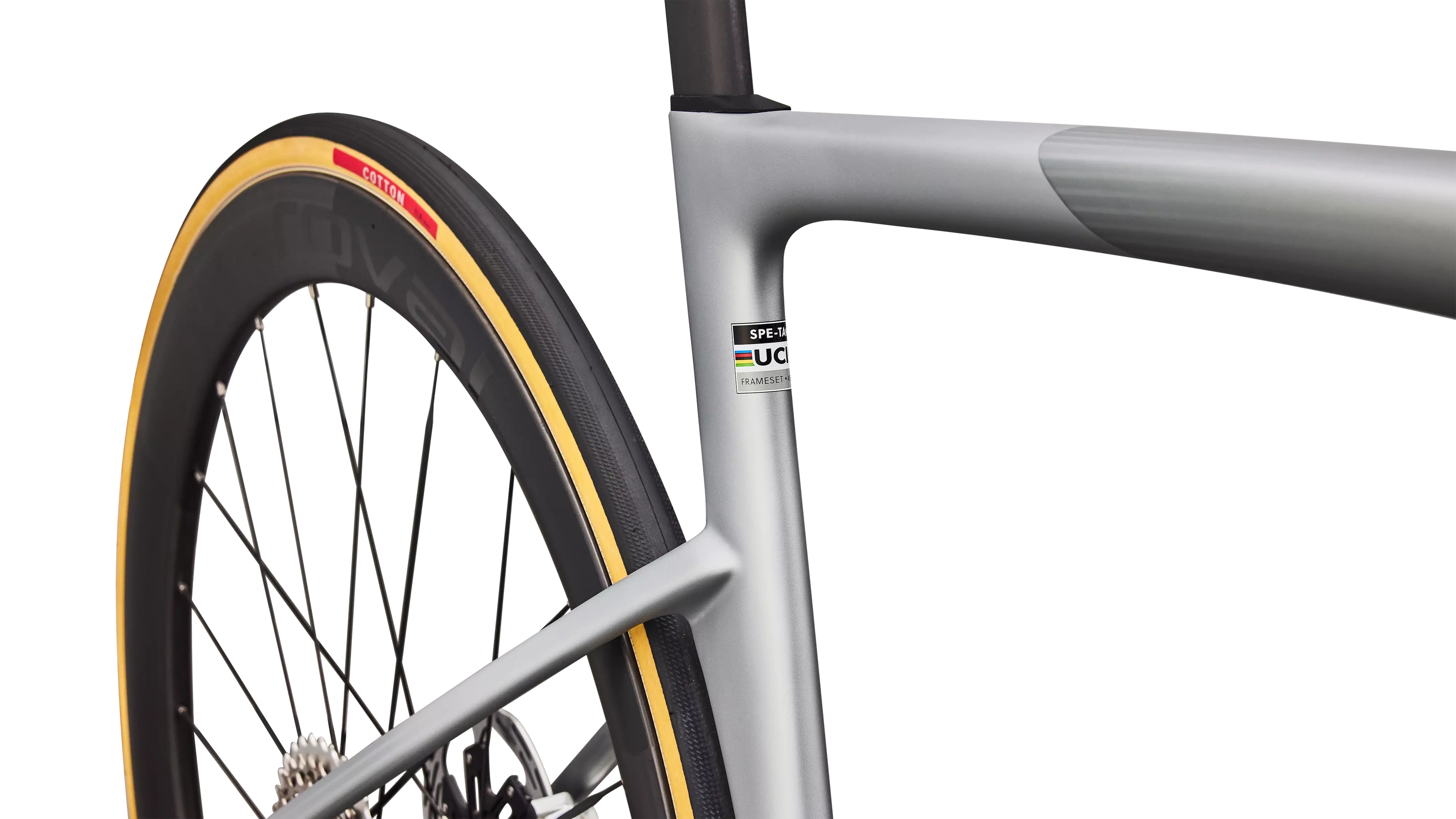 Cykler - Racercykler - Specialized S-Works Tarmac SL9 SRAM RED AXS 2027 - Satin Silver Dust