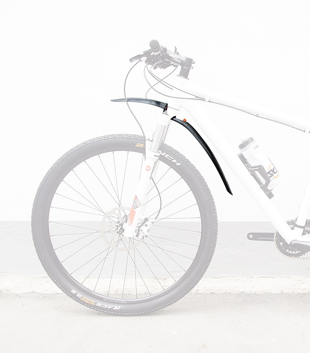 Tilbehør - Cykelskærme - SKS Shockboard Stumpskærm XL Suspension front 26"-29" - Sort