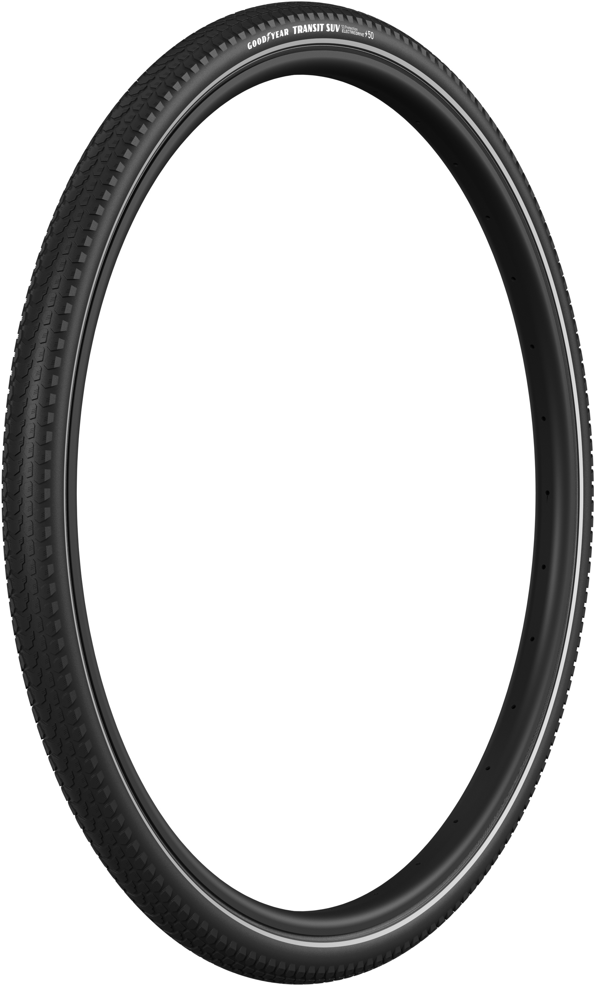 Reservedele - Cykeldæk - Goodyear TRANSIT SUV S3 (3mm indlæg) 700x35/40/45/50 - Sort