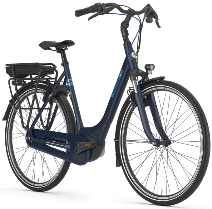 Cykler - Elcykler - Gazelle Paris C7 HMB 500wh Dame 7g 2022 - blå