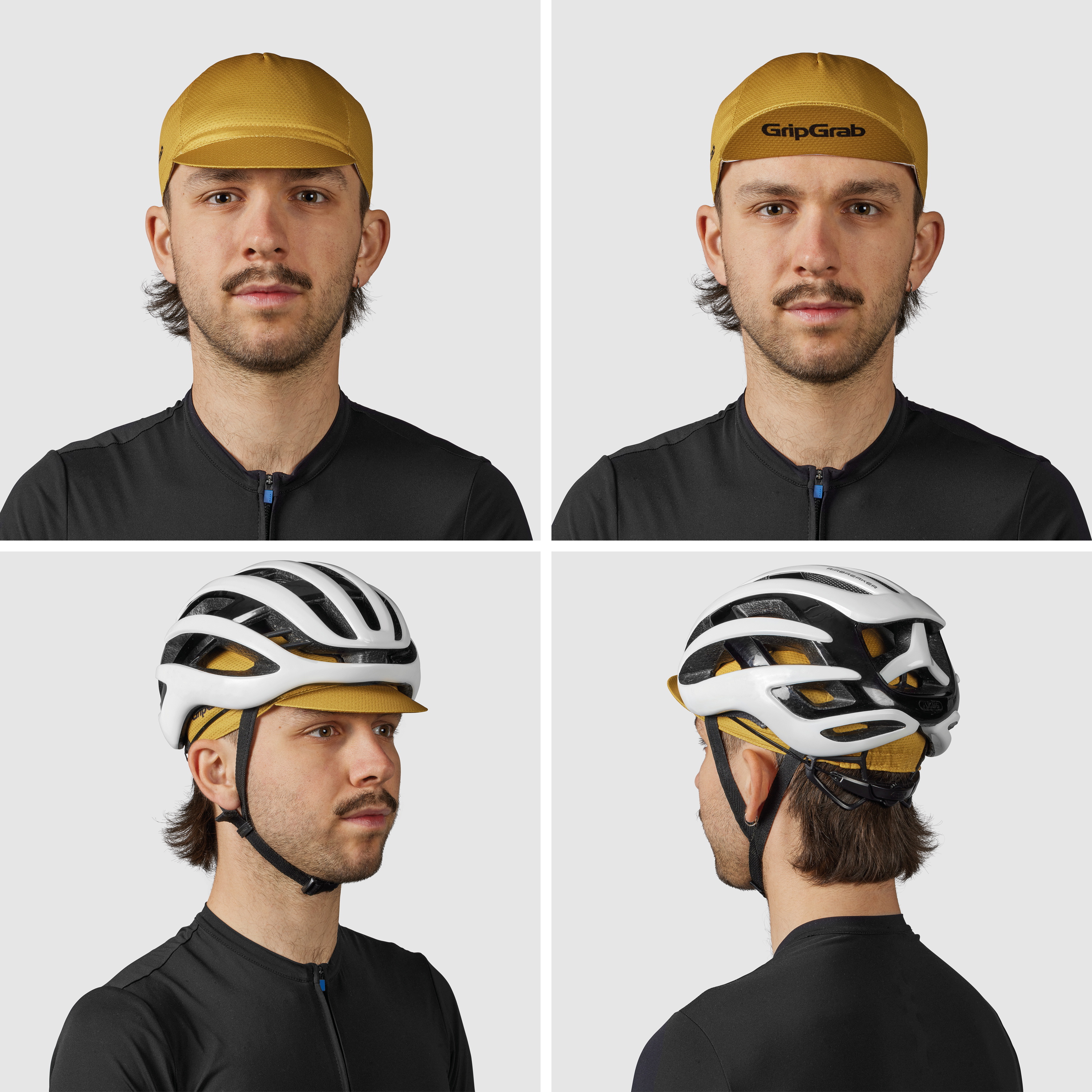 Beklædning - Cykelkasketter - GripGrab Letvægts Summer Cycling Cap - Mustard Yellow