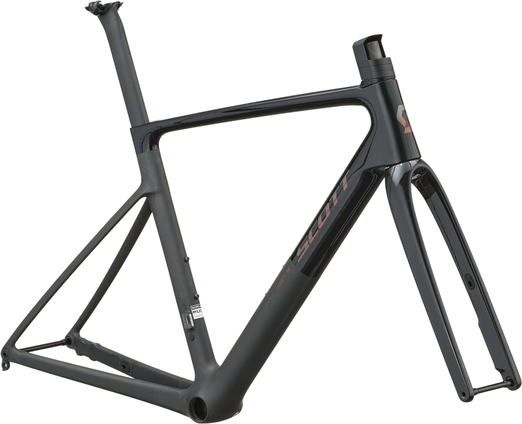 Cykler - Racercykler - Scott Frame set Addict RC Ultimate 2027 - Piano Black