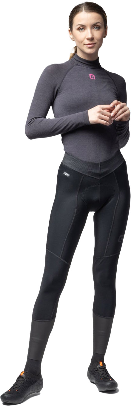 Beklædning - Cykelbukser - Alé FUTURE WARM CALZAM. SB DONNA Women's Tights - Nero/Black
