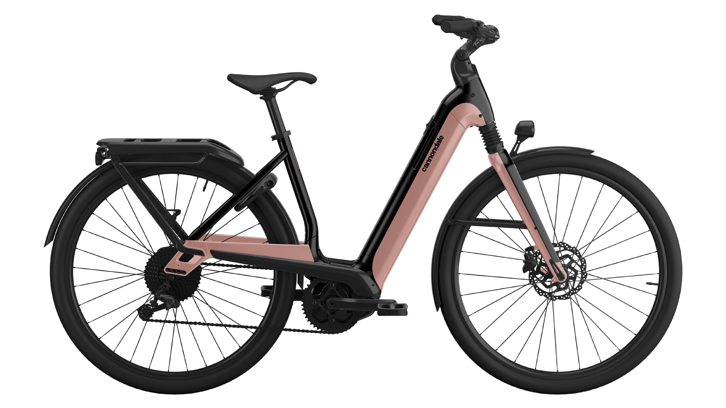 Cykler - Elcykler - Cannondale Mavaro Neo 3 2022 - Sort/Lyserød
