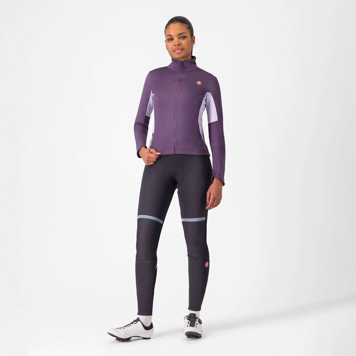 Beklædning - Cykelbukser - Castelli POLARE 2 W BIBTIGHT - Black