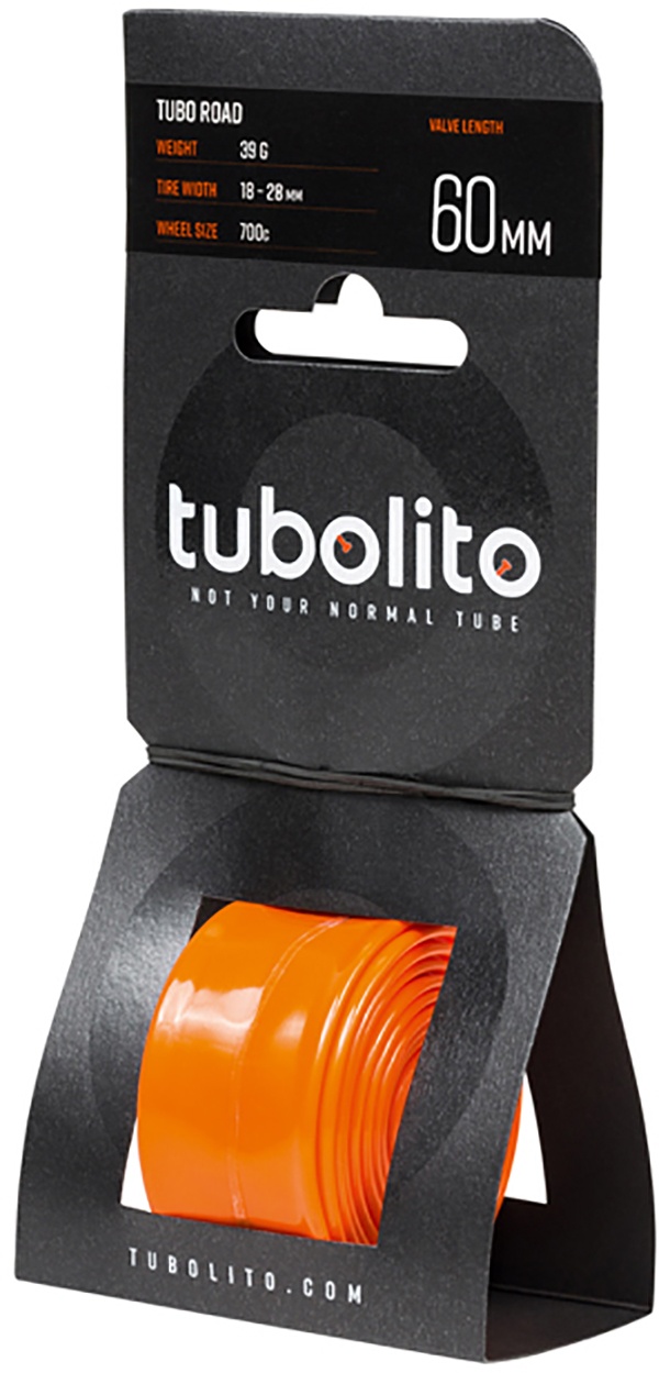 Se Tubolito Tubo ROAD 700x18-28c - Presta 60mm (39g) hos Cykelexperten.dk