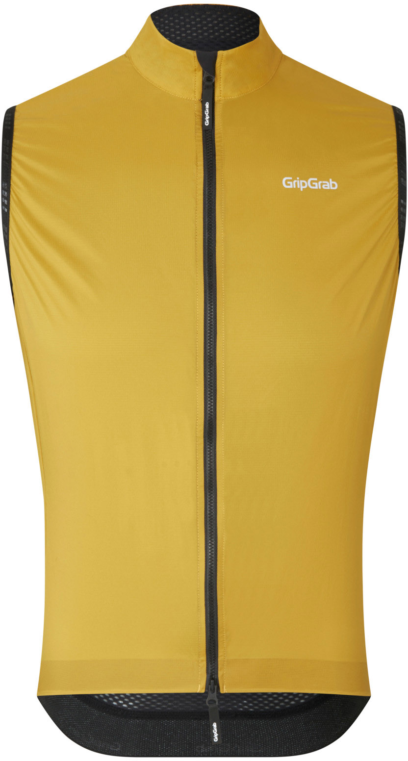 Beklædning - Regntøj & Vindtøj - GripGrab Vindtæt WindBuster letvægtsvest - Gul
