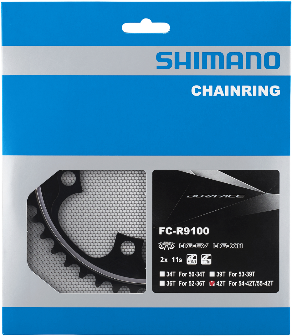 Reservedele - Klinger - Shimano Klinge 42T Dura-Ace FC-R9100 11 Speed