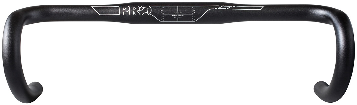 Reservedele - Cykelstyr - PRO Bikegear Handlebar LT Compact Styr 38cm/31.8mm/Alloy