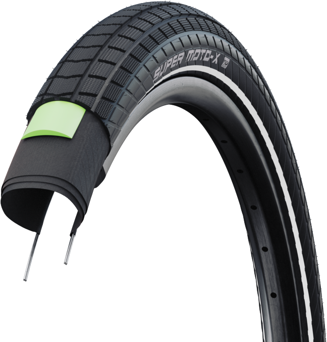 Schwalbe Super Moto-X Standard 27.5x2.40 - Sort