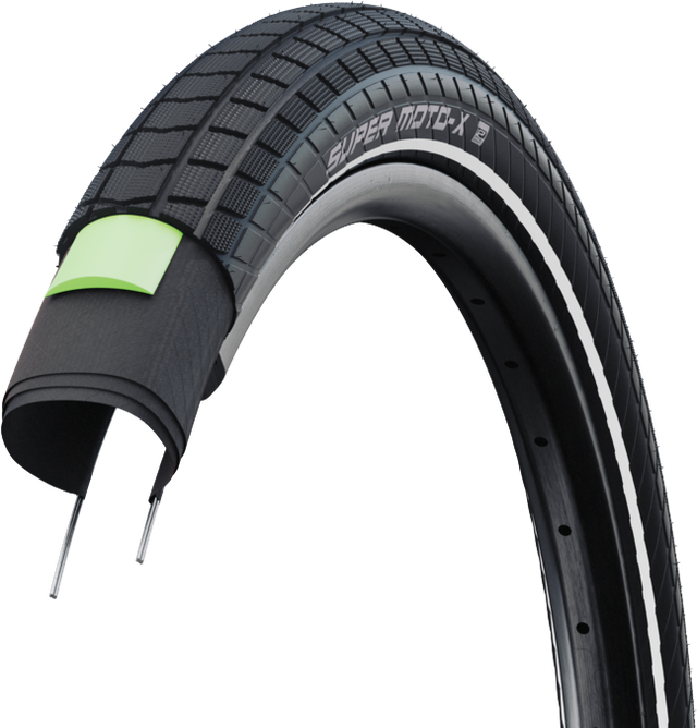 Schwalbe Super Moto-X Standard 27.5x2.40 - Sort