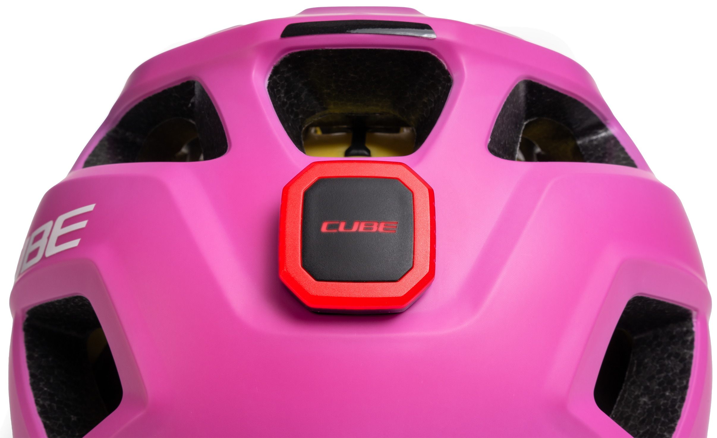 Beklædning - Cykelhjelme - Cube Linok MIPS cykelhjelm m. LED lys - Fucsia