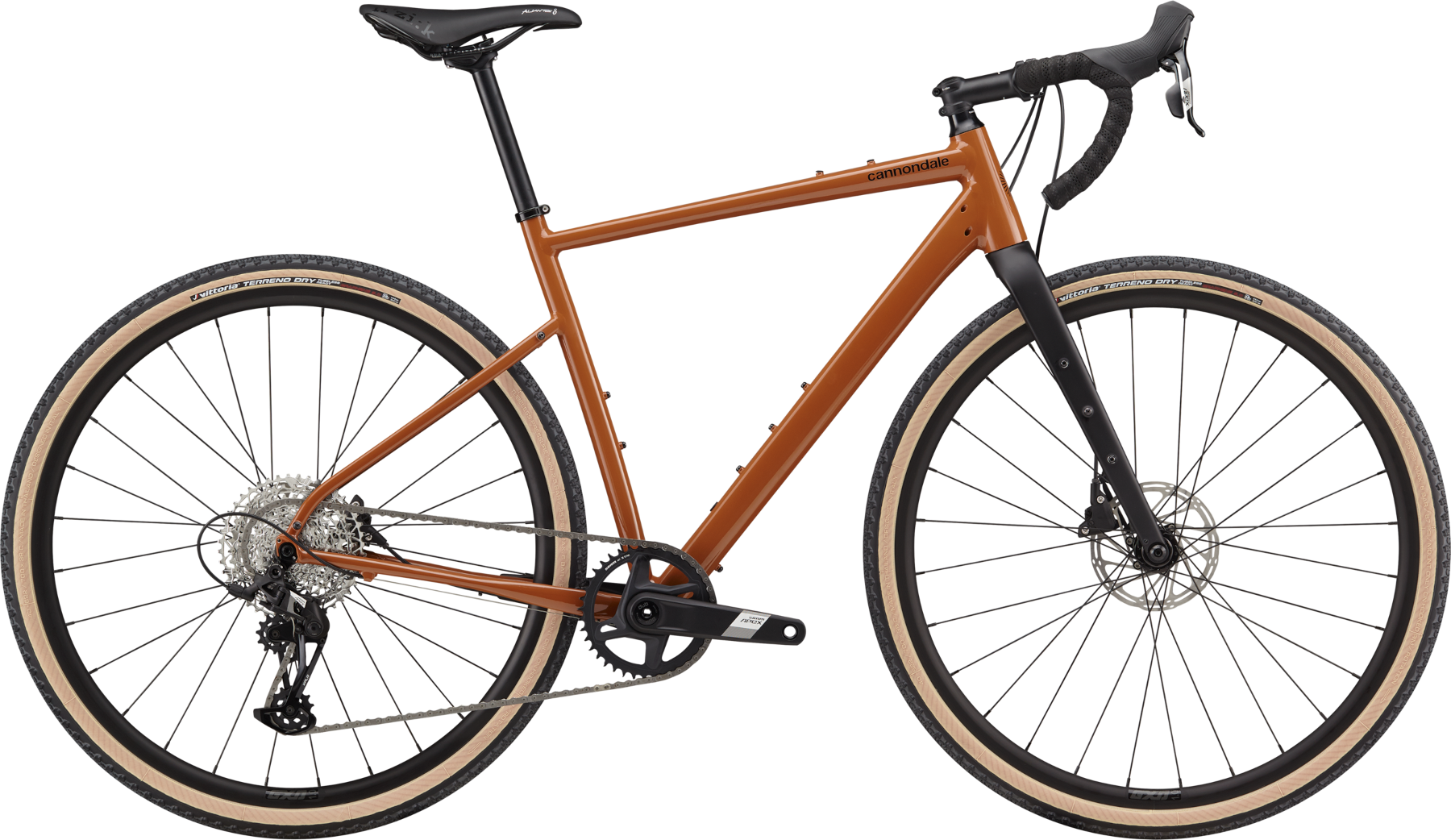 Cykler - Racercykler - Cannondale Topstone Apex 1 2024 - Cinnamon
