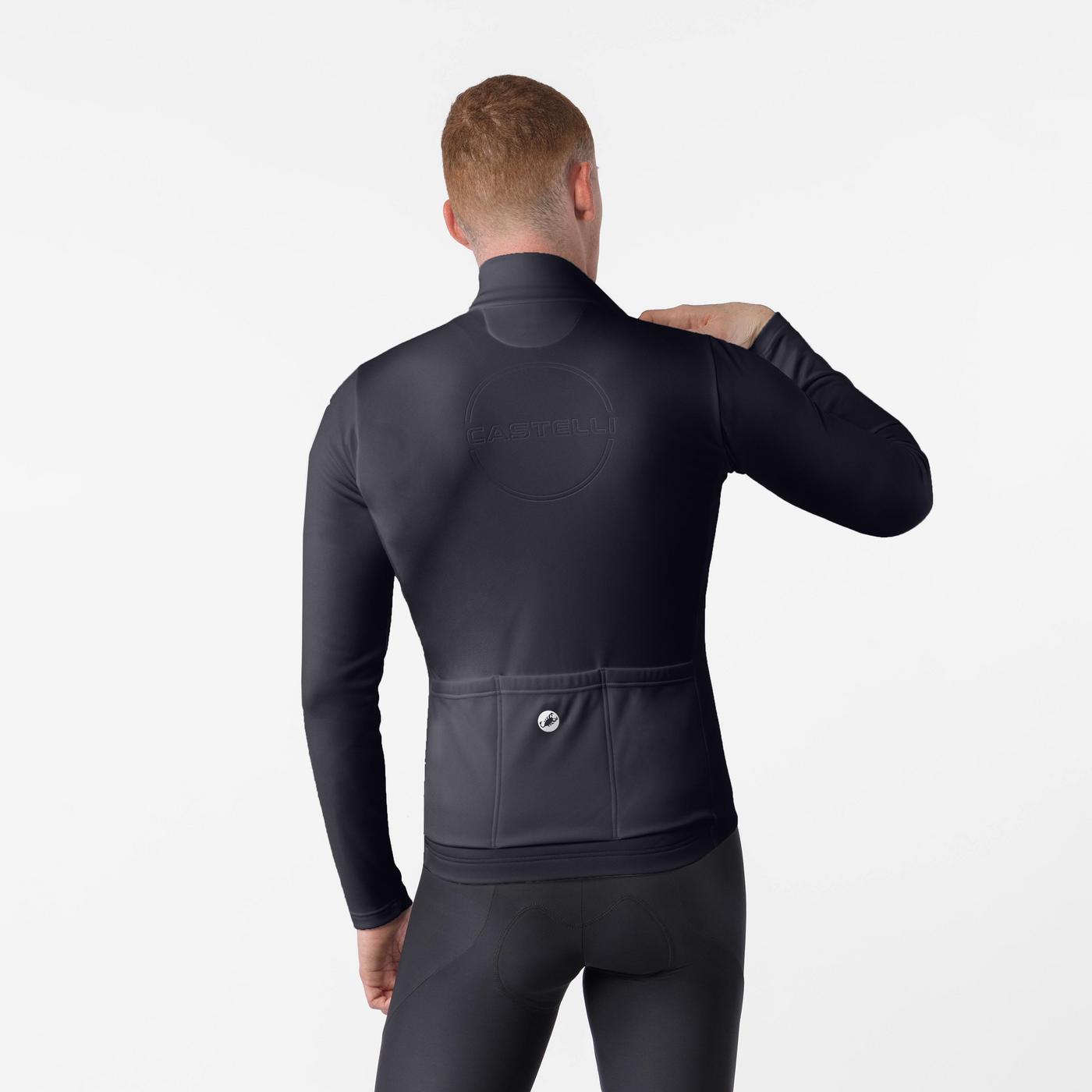 Beklædning - Cykeltrøjer - Castelli COMPETIZIONE THERMAL LS Jersey - Black