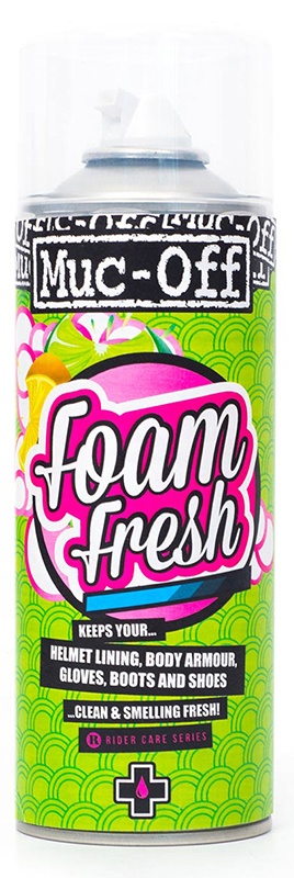Se Muc-Off Foam Fresh Cleaner - 400 ml (Hjelm, Sko, Skum opfrisker) hos Cykelexperten.dk