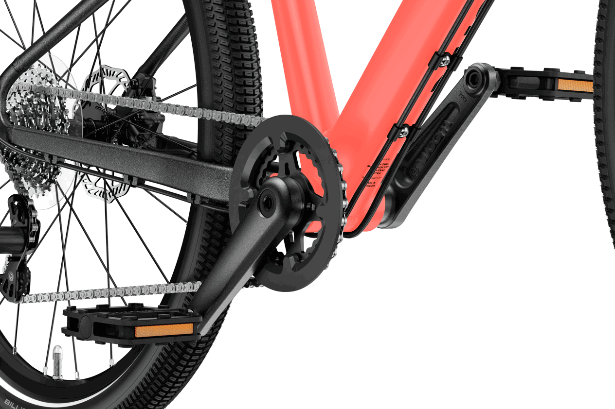 Cykler - Børnecykler - Woom Explore 5 - Neon Coral