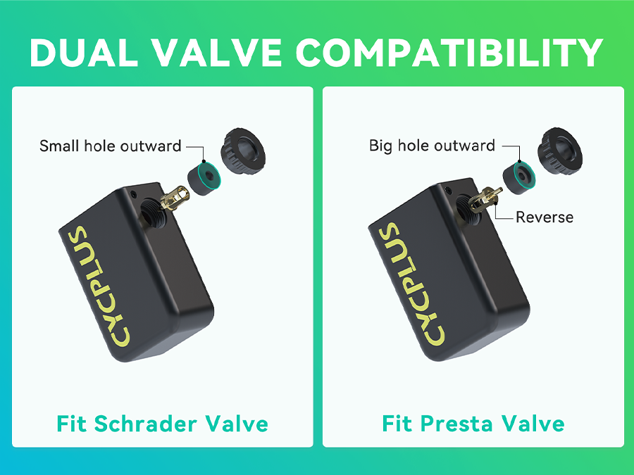 Tilbehør - Cykelpumper - Cycplus AS2 ULTRA Elektrisk cykelpumpe 87g