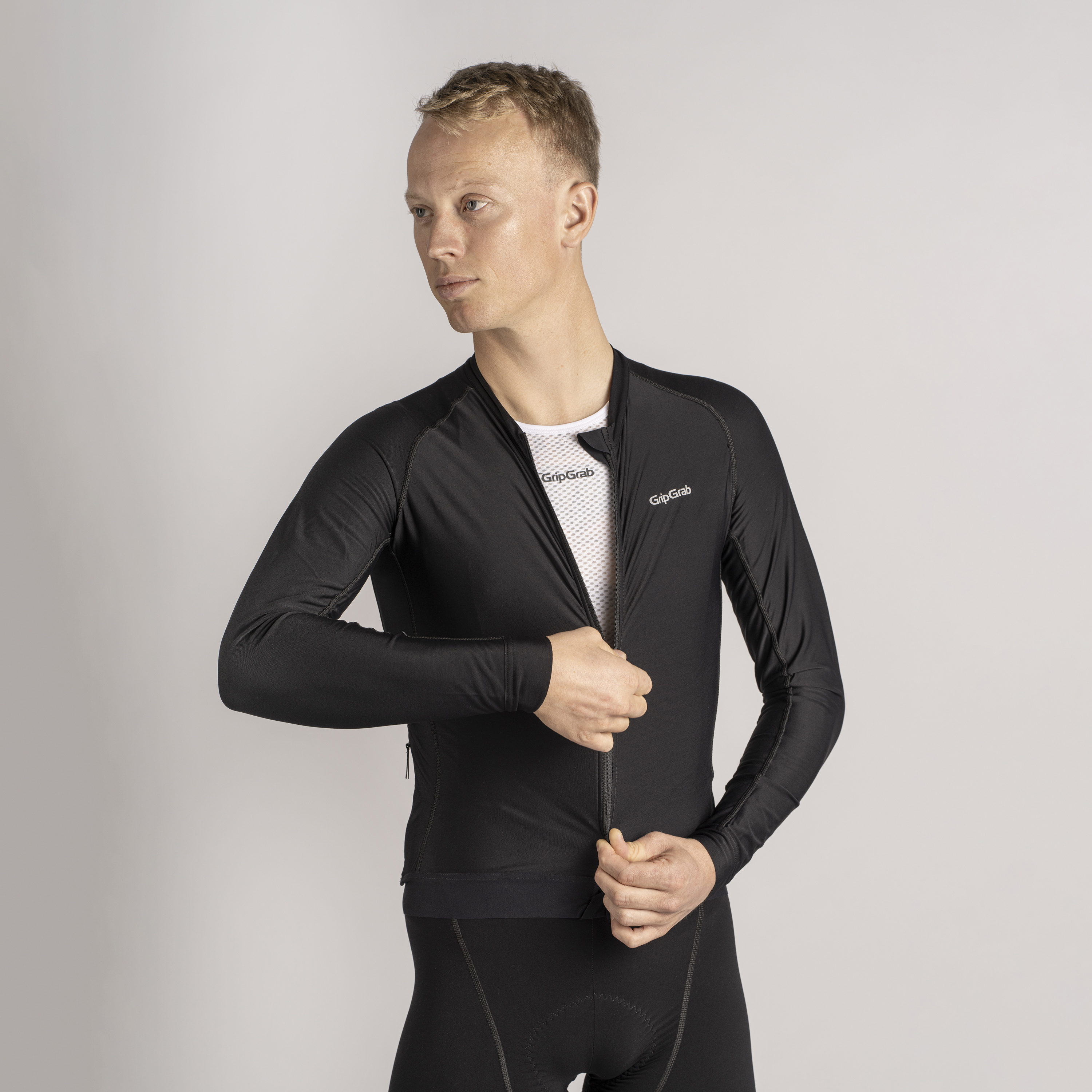 Beklædning - Cykeltrøjer - GripGrab PACR Langærmet Cykeltrøje - Black