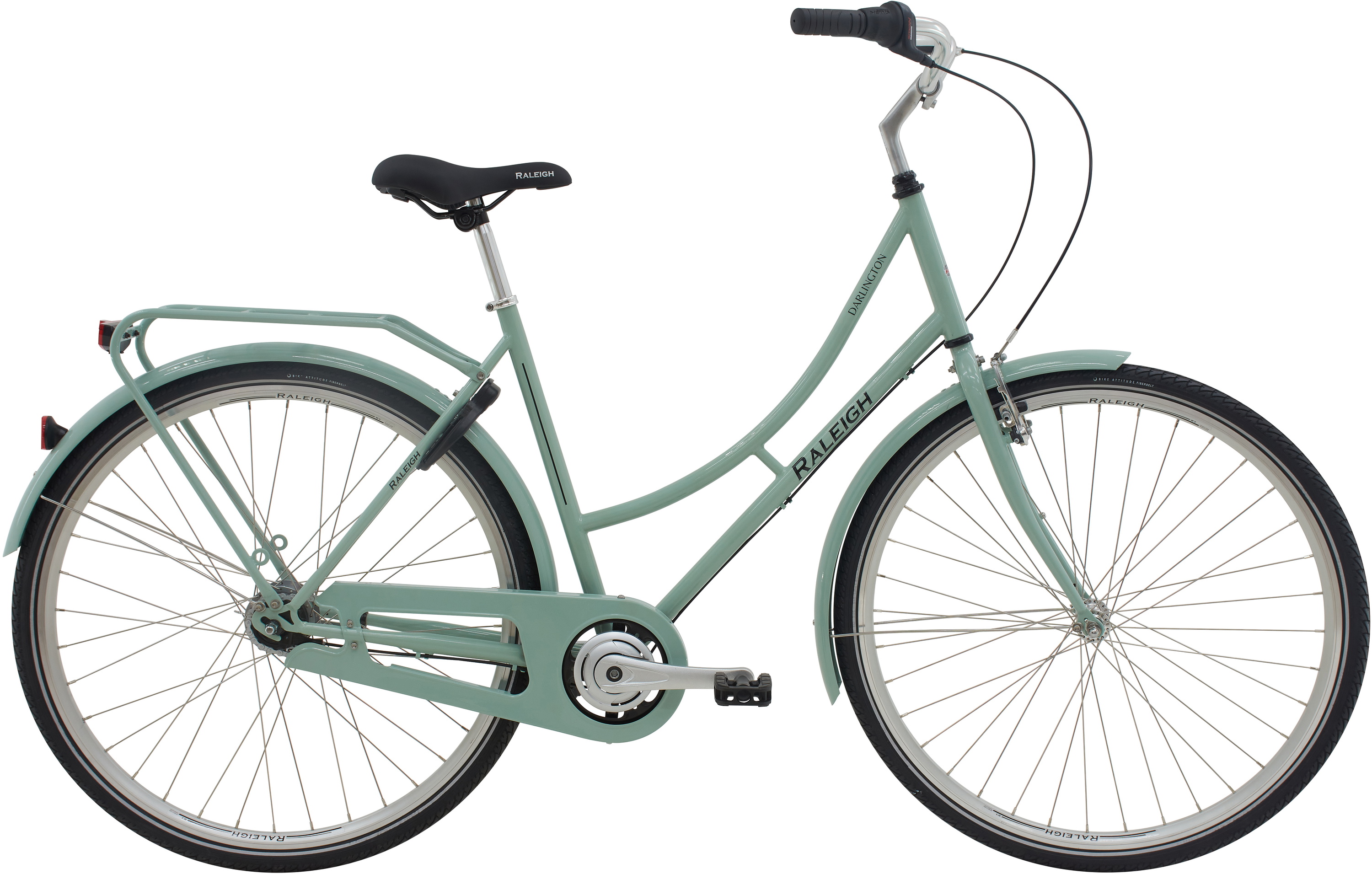 Raleigh Darlington Dame 7g Fodbremse 2025 - Blank Lys Grøn