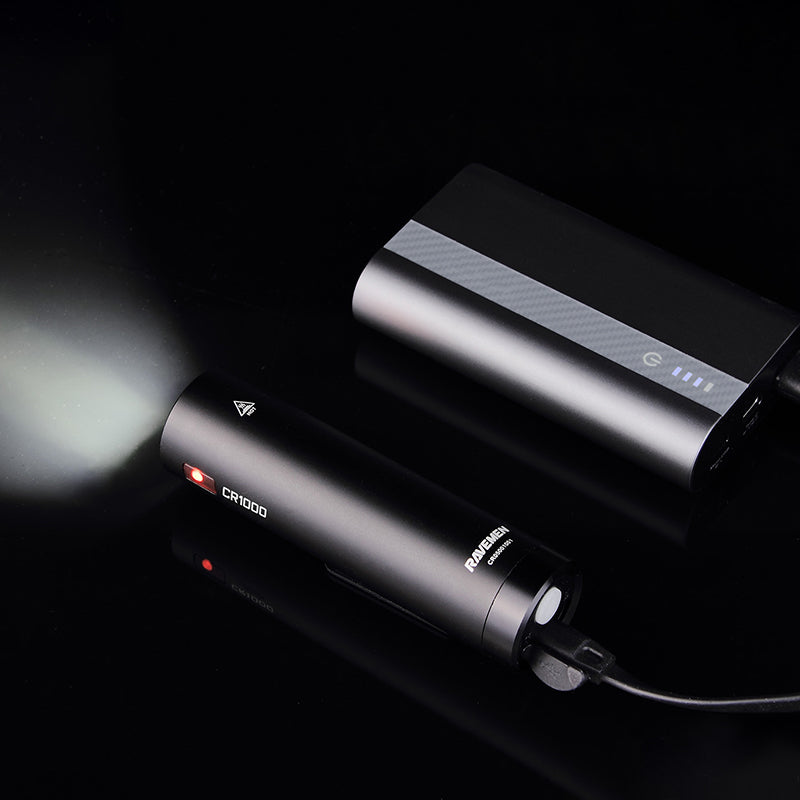 Tilbehør - Cykellygter - Ravemen CR1000 Forlygte til Garmin - 1000 Lumen