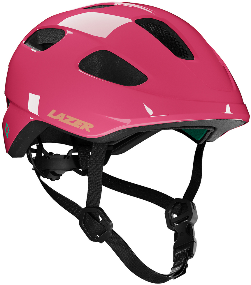 Beklædning - Cykelhjelme - Lazer Pnut 2.0 Kineticore "Green Buckle" cykelhjelm - Fuchsia