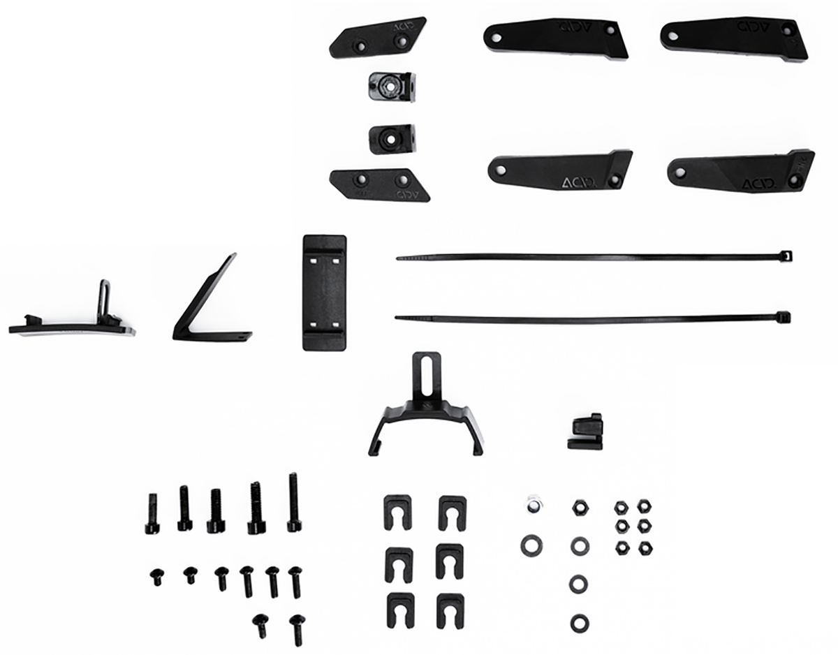 Tilbehør - Cykelskærme - Cube ACID Mudguard Set 45 28' BB Mount 2.0