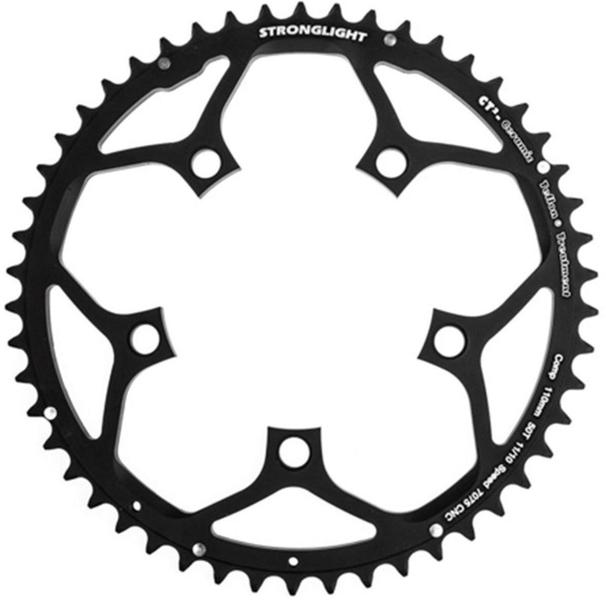 Stronglight Chainring Ø110 mm Outer (double) 50T - 5 holes