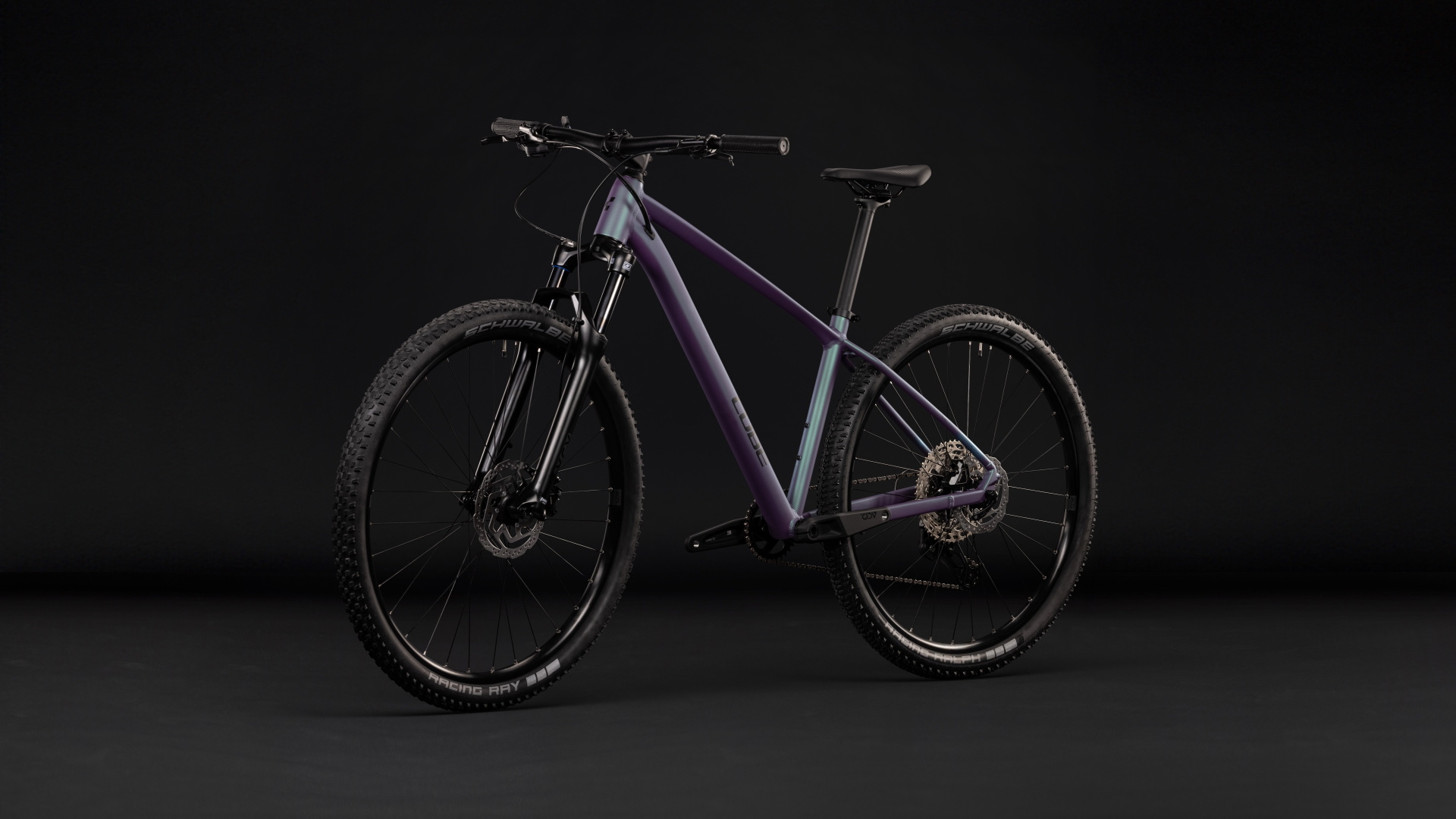 Cykler - Mountainbikes - Cube Aim SLT 29" 2027 - Mysticpurple´n´Black