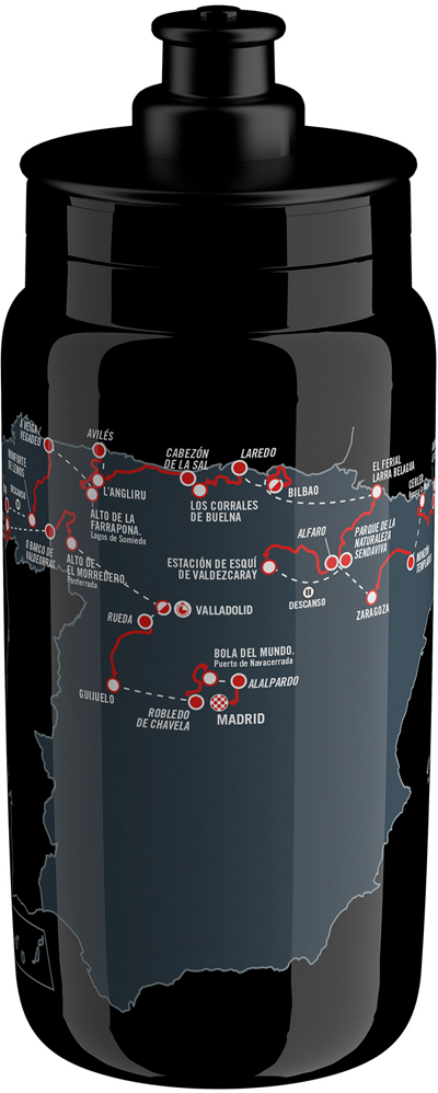 Elite FLY Vuelta Black Map 2025 Drikkedunk - 550ml