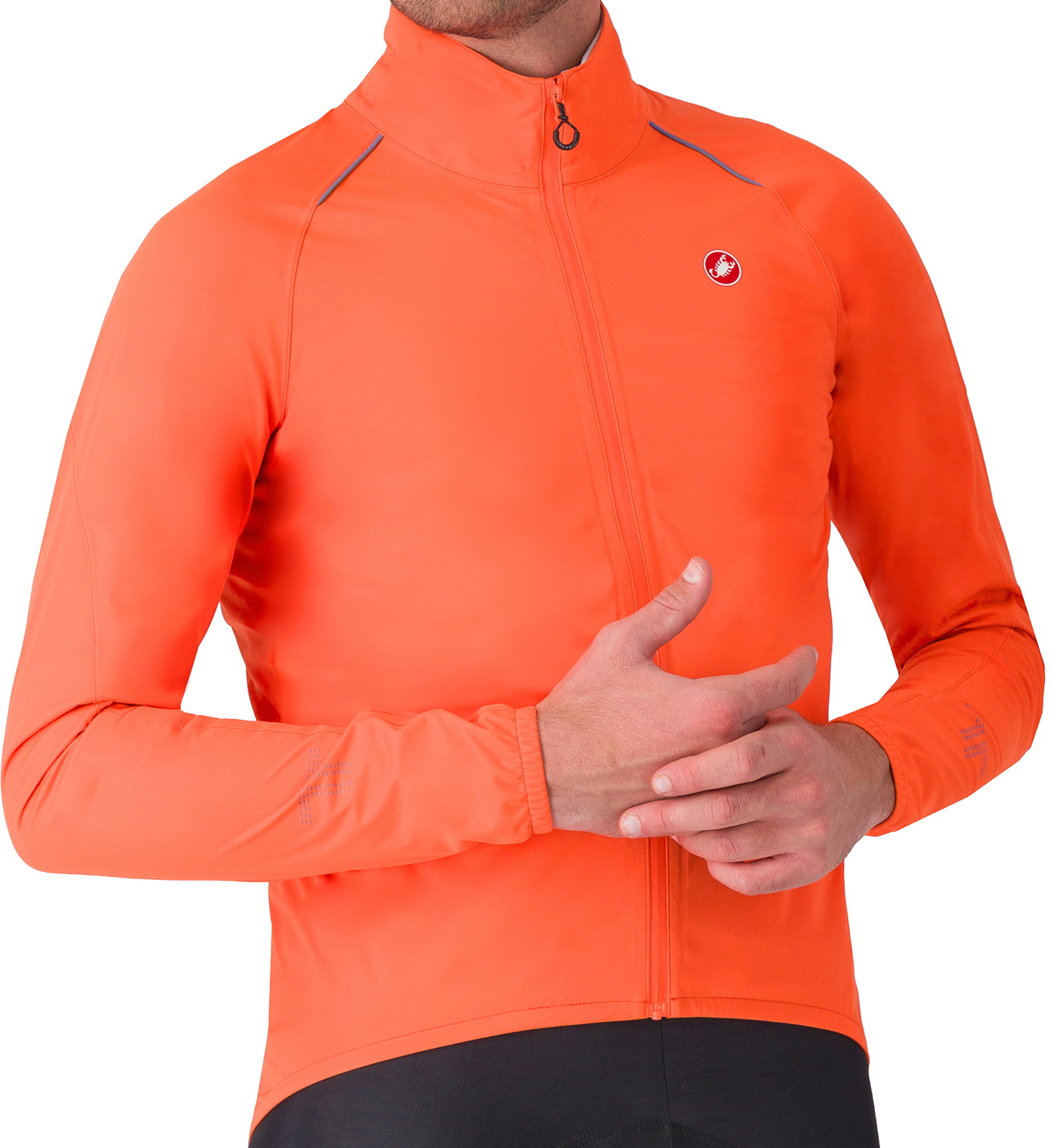 Castelli EMERGENCY 3 RAIN Jacket - Brilliant Orange