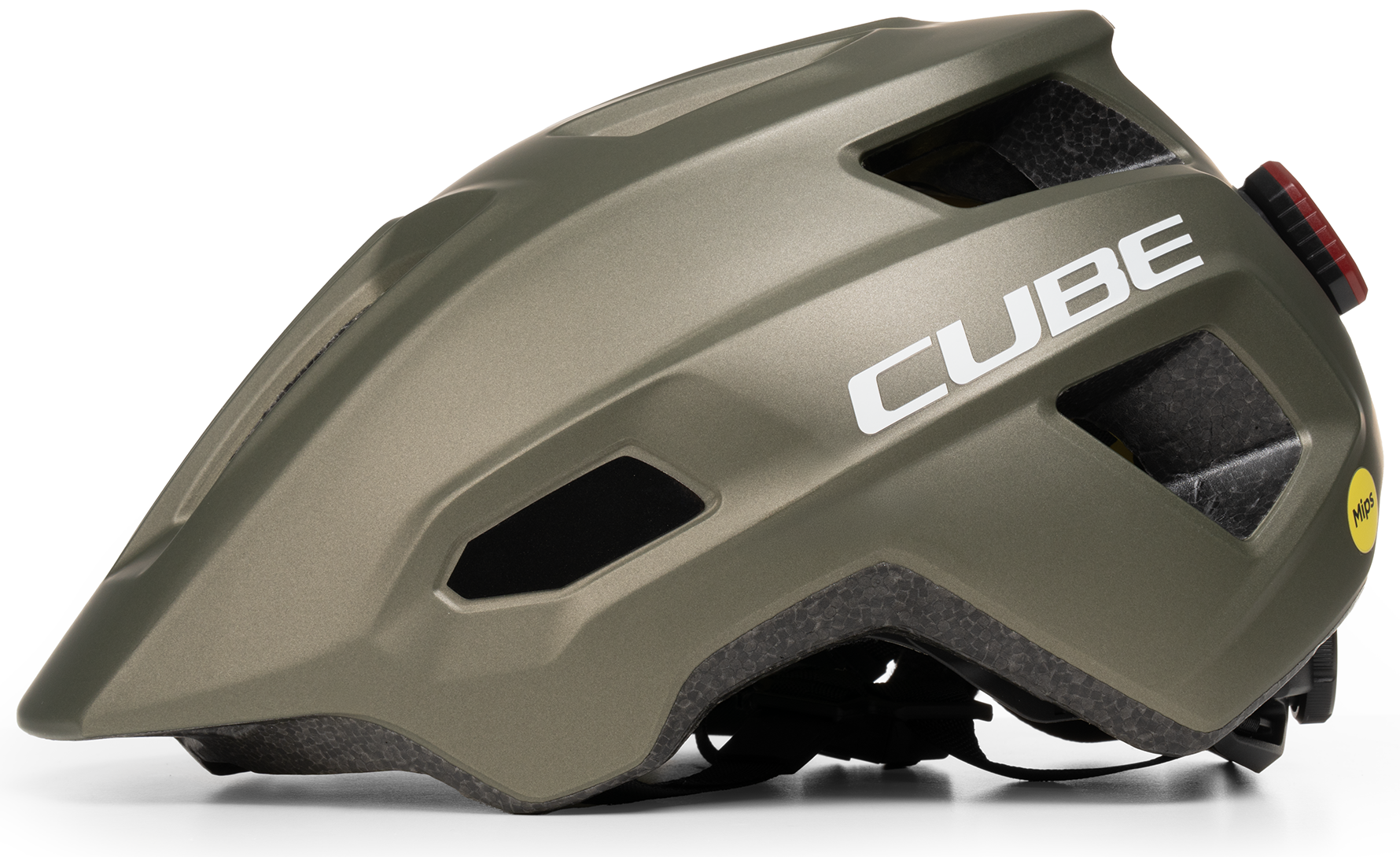 Beklædning - Cykelhjelme - Cube Linok TM MIPS cykelhjelm m. LED lys - Reed Green