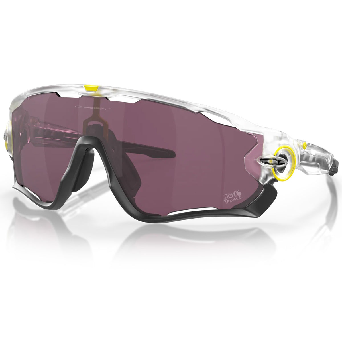 Beklædning - Cykelbriller - Oakley Jawbreaker Matte Clear - Prizm Road Black (Tour De France)