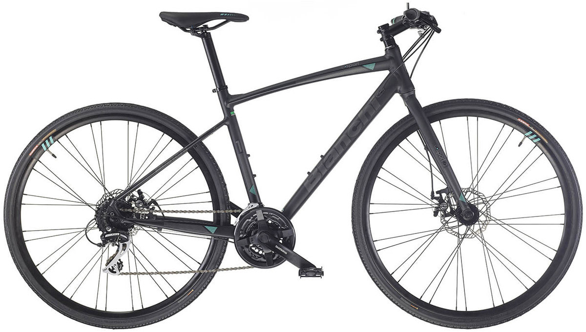 Bianchi C-SPORT 1 Herre 2025 - Graphite/Soft Black Matte