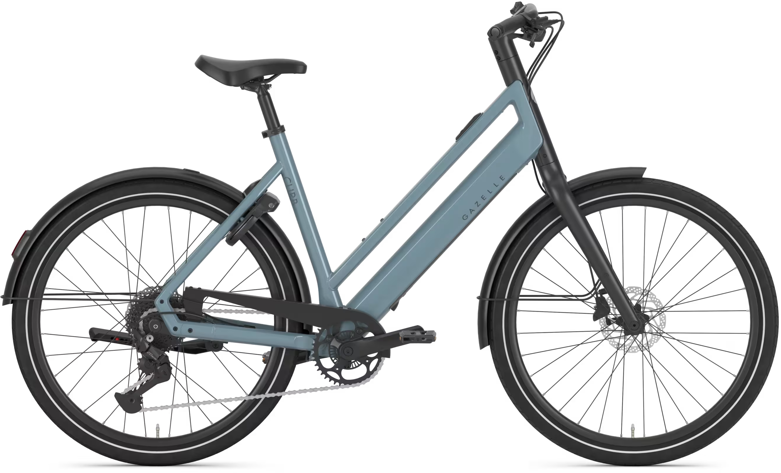 Gazelle Curb T9 Dame 2027 - Thunder Grey Blank