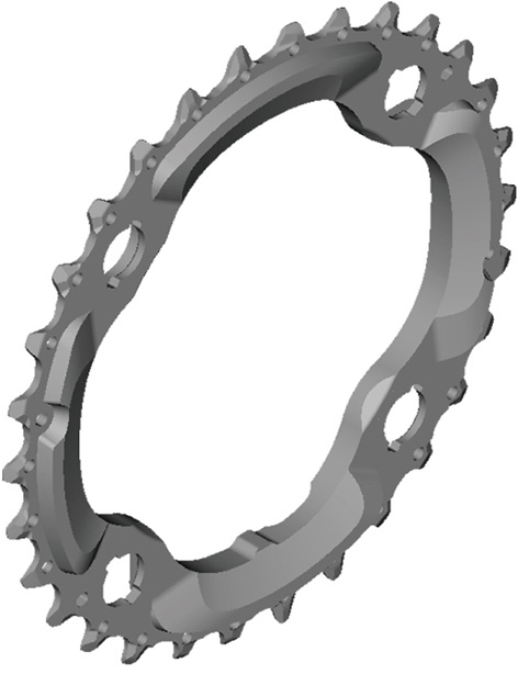 Shimano Klinge 30T-AN FC-M6000 30T 10sp