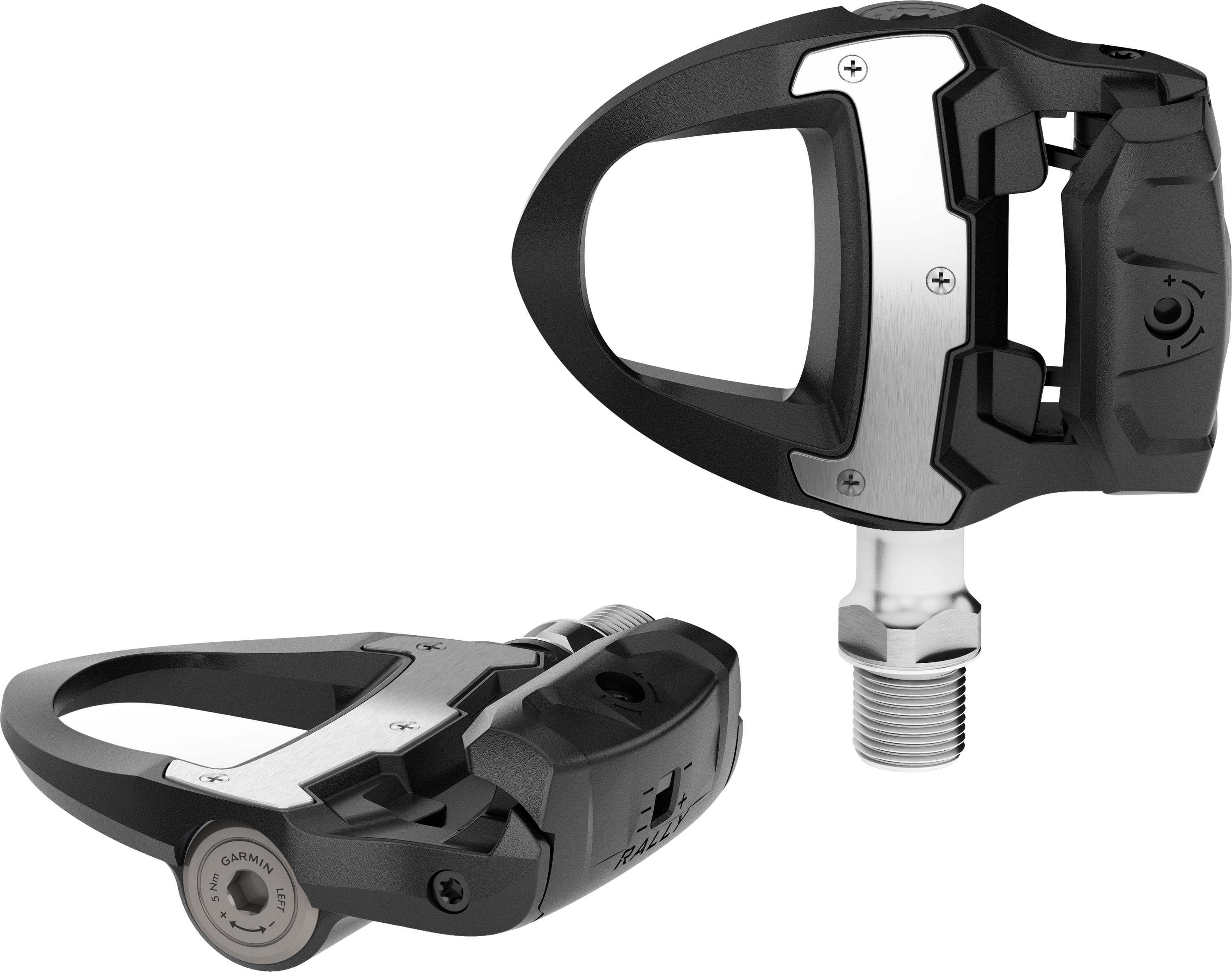 Tilbehør - Pedaler & Klamper - Garmin Rally RS110 Wattmåler Pedaler m. 1 sensor - Shimano SPD-SL