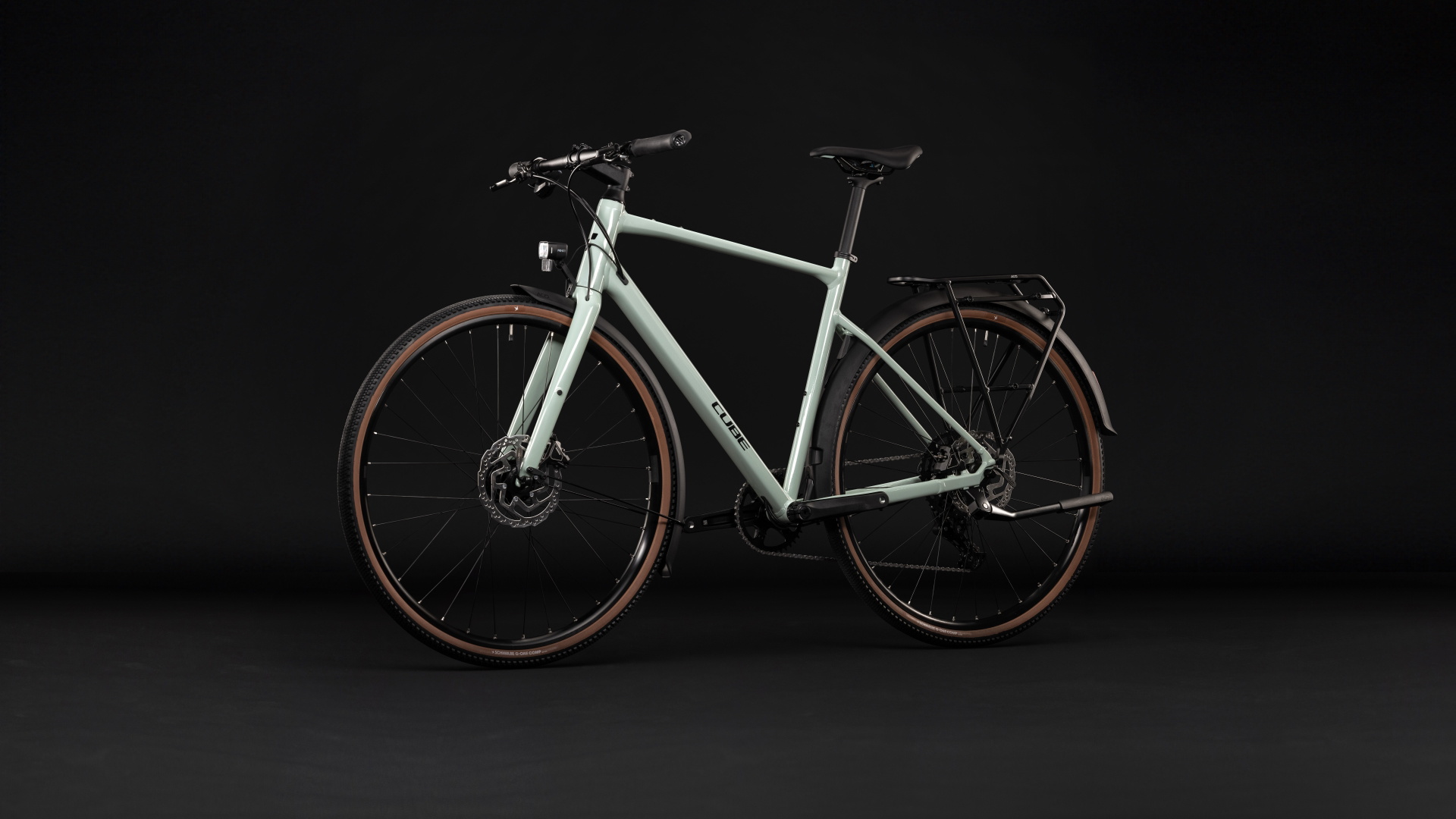 Cykler - Herrecykler - Cube Nulane Pro FE (Fully Equipped) Herre 2027 - Aloegreen´n´Black