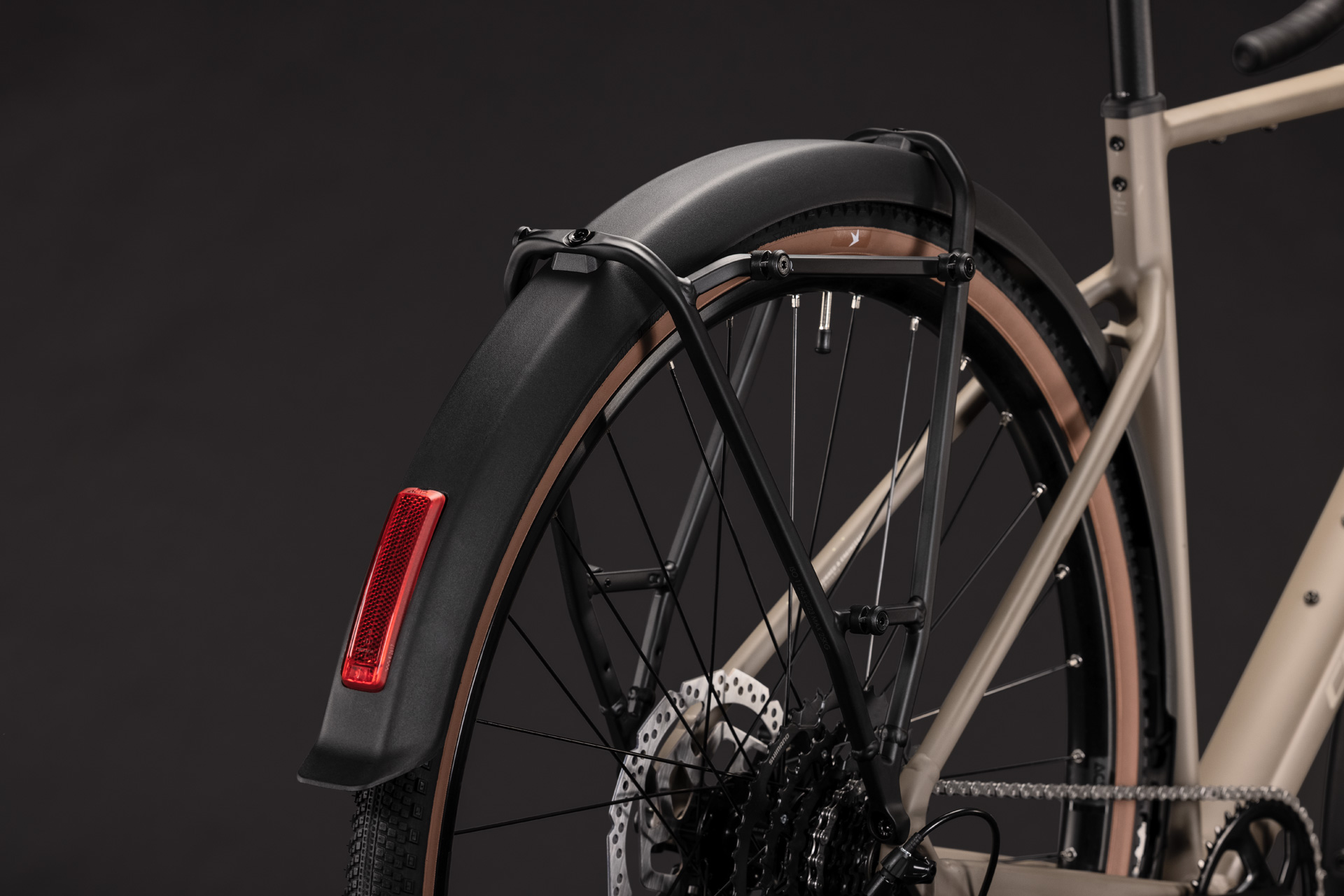 Cykler - Gravel cykler - Cube Nuroad ONE FE (Fully Equipped) 2027 - Wood´n´Grey