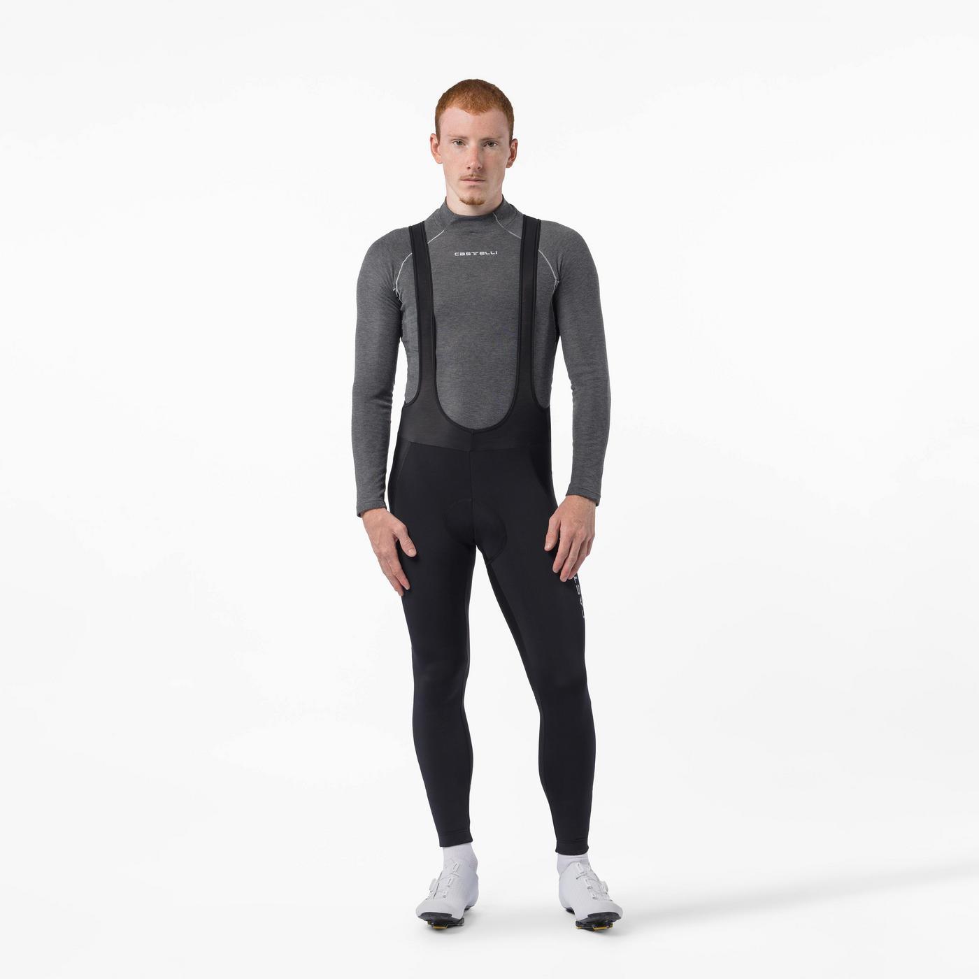 Beklædning - Cykelbukser - Castelli ENTRATA 2 WIND Bibtight - Black