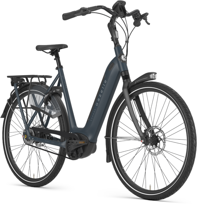 Cykler - Elcykler - Gazelle ARROYO C5 HMB ELITE BELT Dame 2022 - Blå