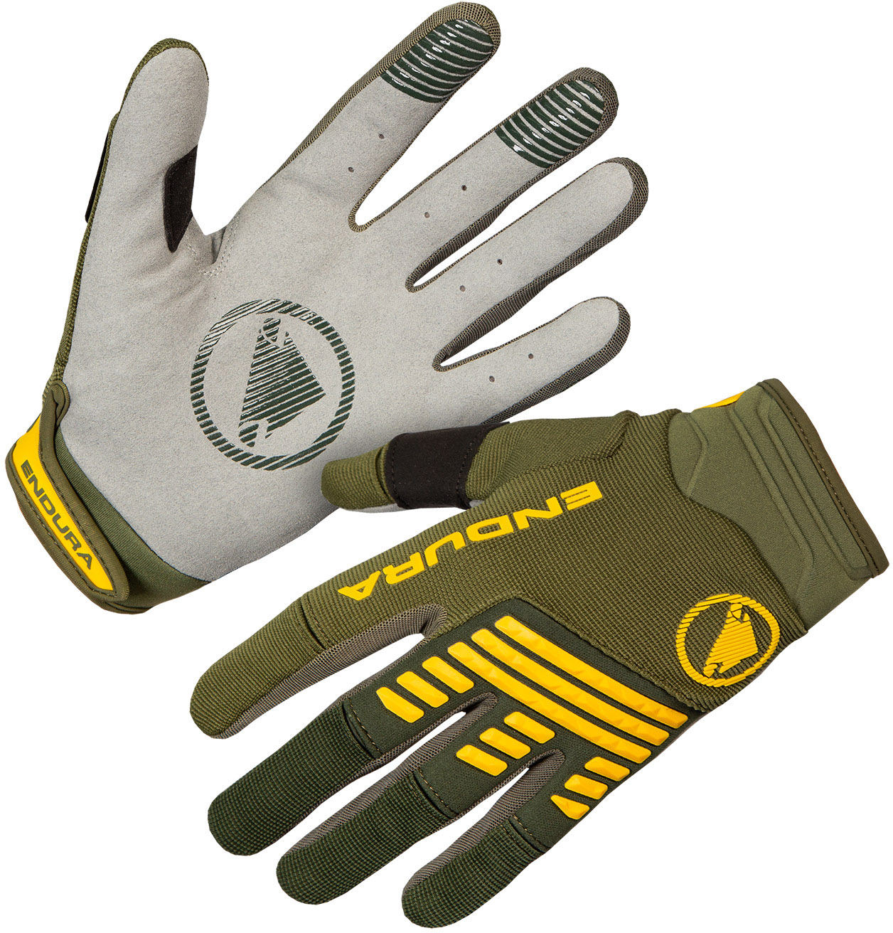 Endura SingleTrack - Cykelhandsker - Olive Green - Str. XL