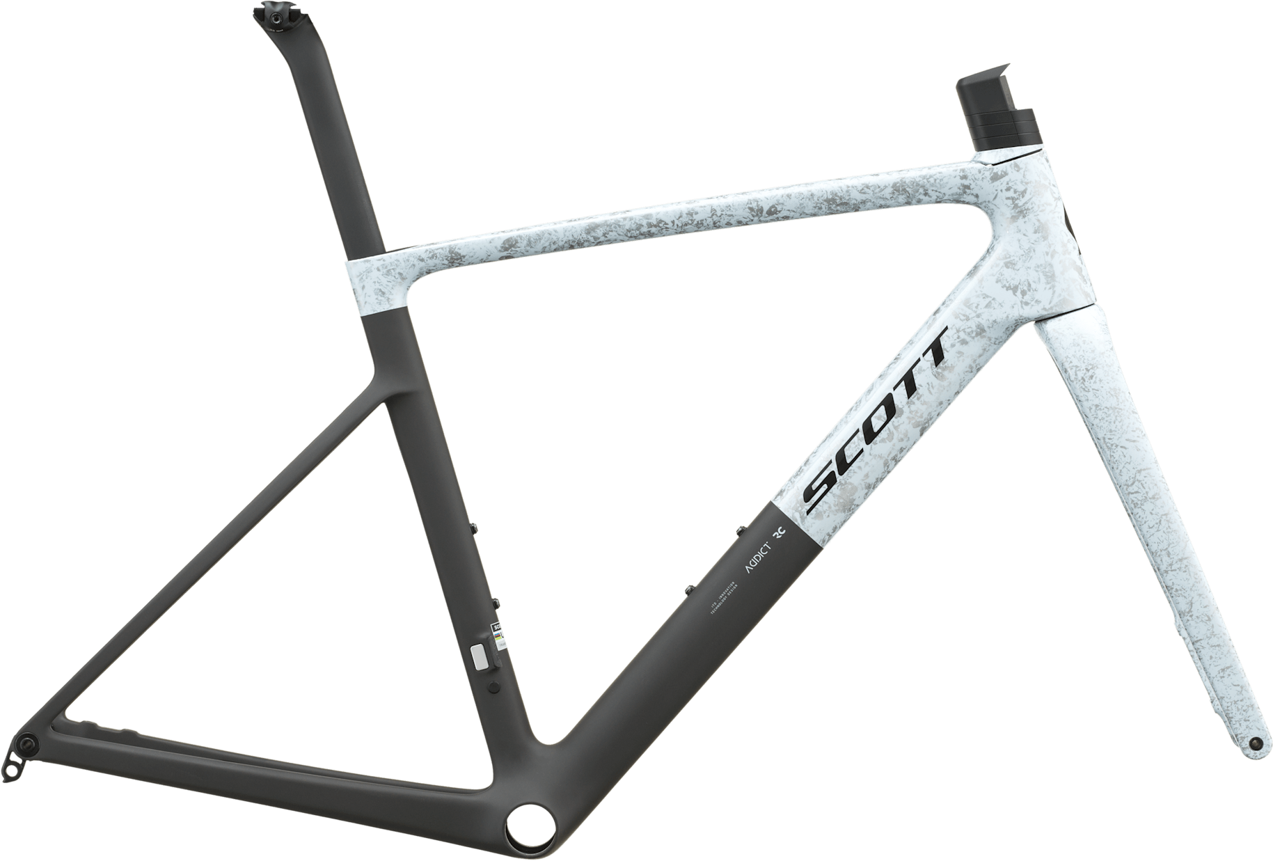 Scott Frame set Addict RC Pro 2027 - Rush White Scott Frame set Addict RC Pro 2027 - Rush White