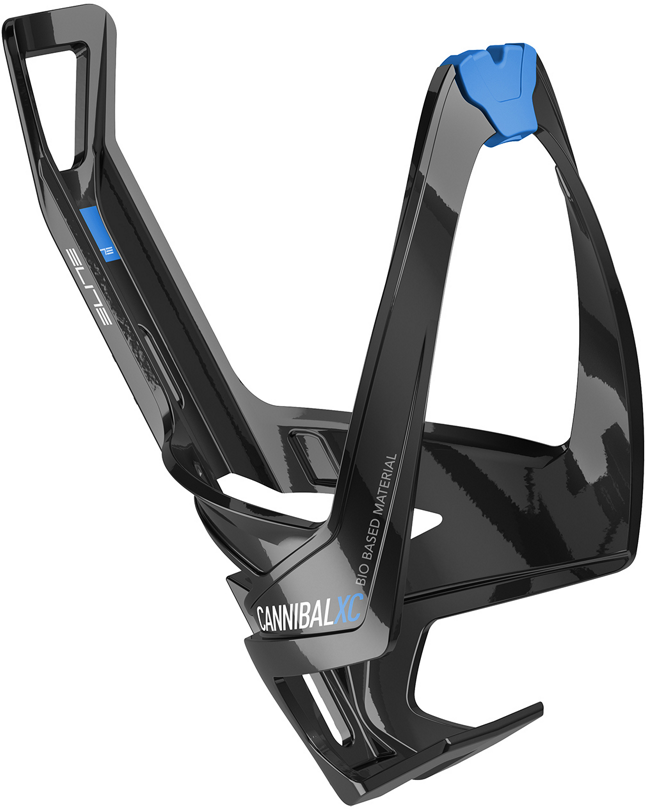Tilbehør - Flaskeholdere - Elite Bottle Cage Cannibal XC Bio Based Dunkholder - Black/Blue