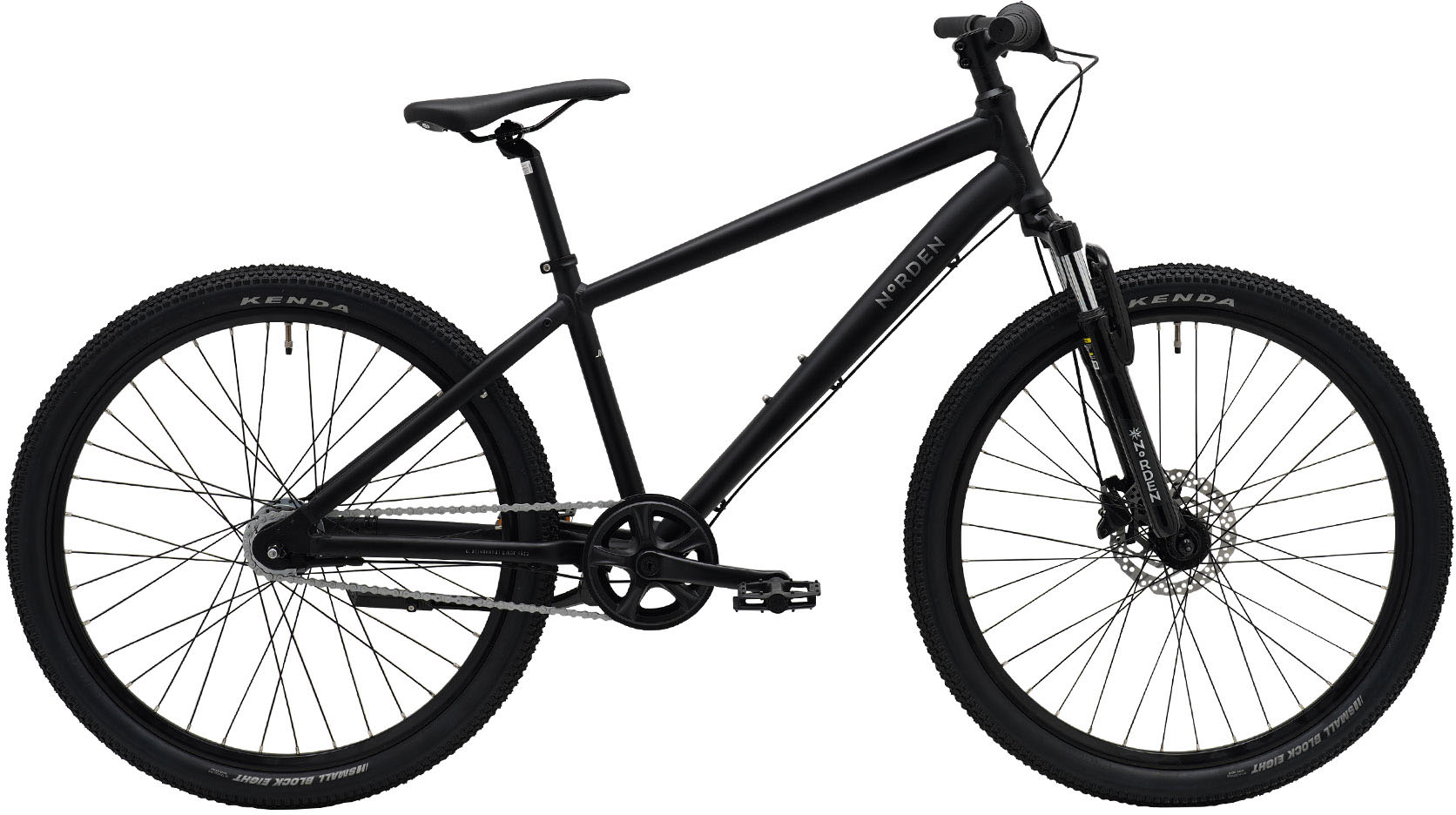 Norden Birk J2.6 26" - Mat Sort