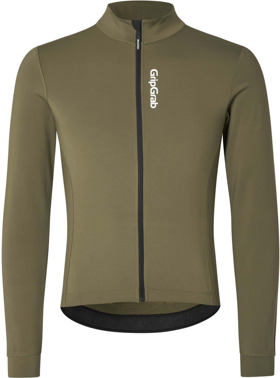 Beklædning - Cykeltrøjer - GripGrab RIDE Langærmet termocykeltrøje - Olive Green