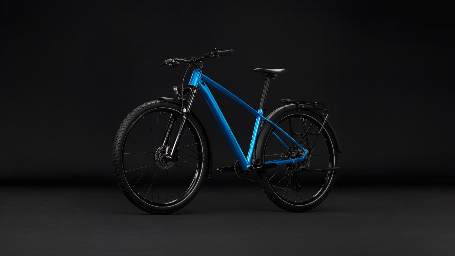 Cykler - Mountainbikes - Cube Aim Pro FE (Fully Equipped) 29" 2027 - Topasblue´n´Blue