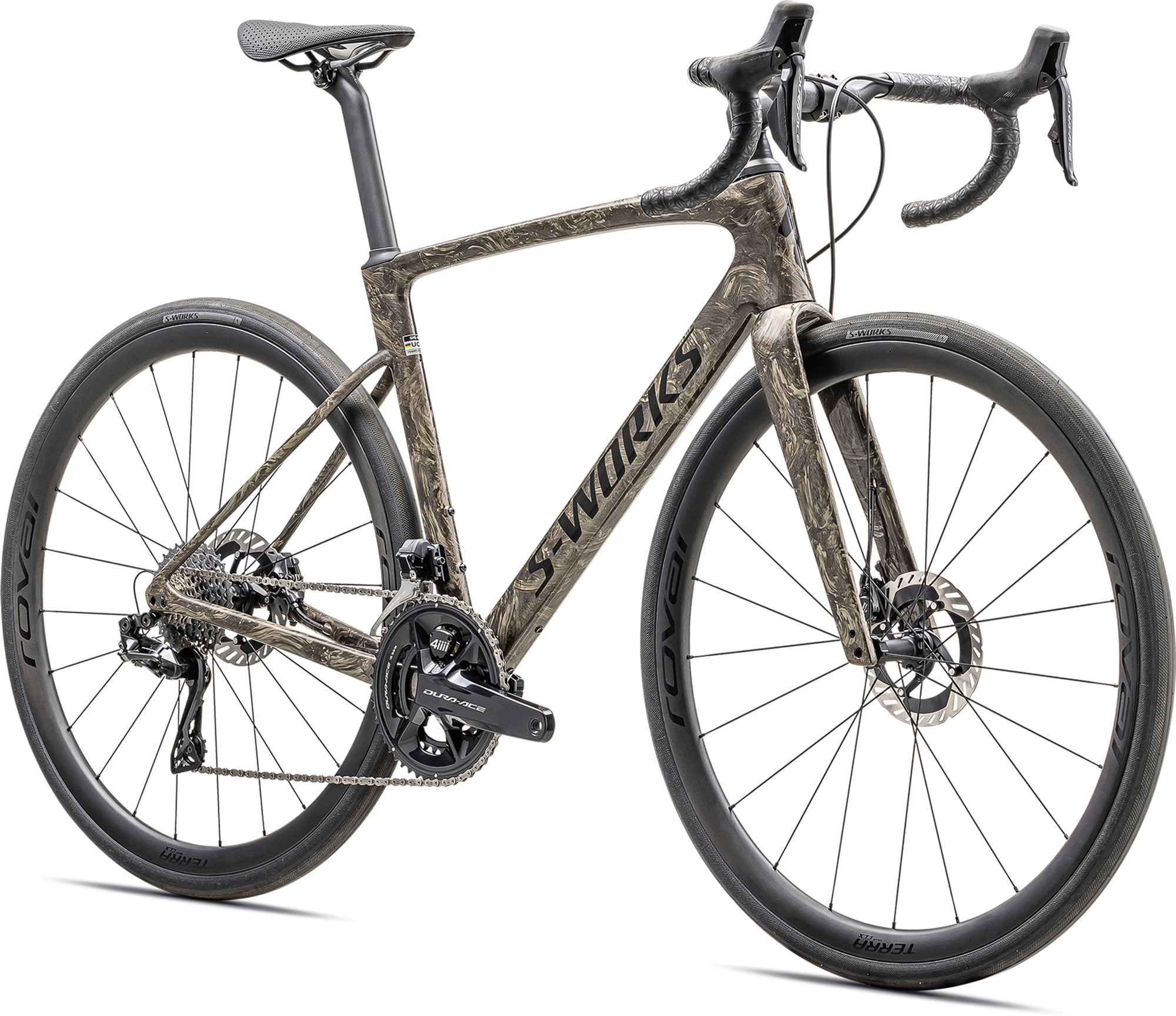 Cykler - Racercykler - Specialized S-Works Roubaix SL8 Di2 2025 - Gloss Toupe